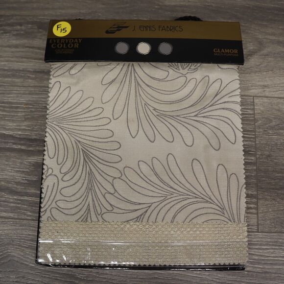 J. Ennis Glamor Collection Everyday Multipurpose Color Fabric Sample Craft Craft - Picture 1 of 11